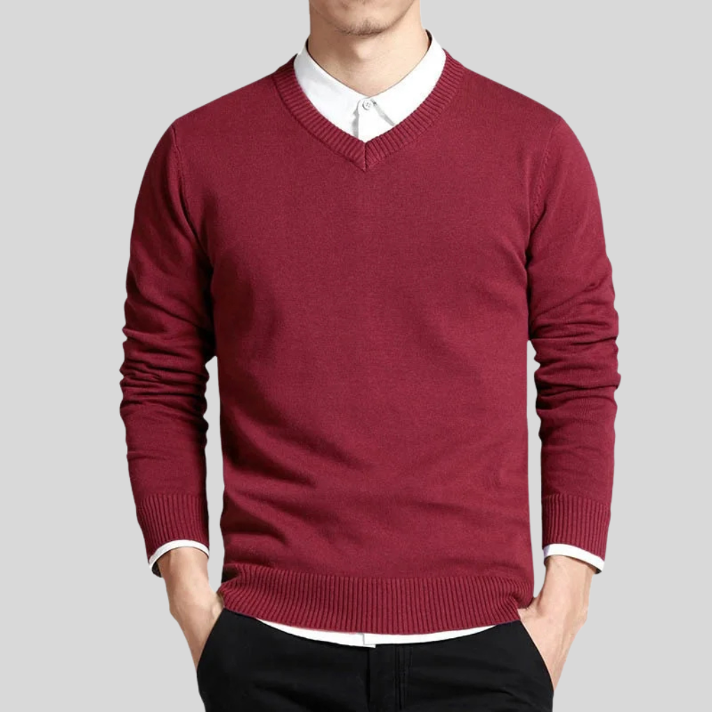 Men’s V-Neck Sweater