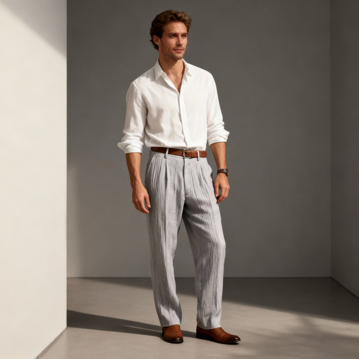 Men's Vintage Loose Fit Trousers