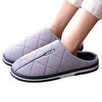 Men's Winter Comfort Slippers with Thick Sole