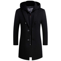 Men's Winter Trench Coat