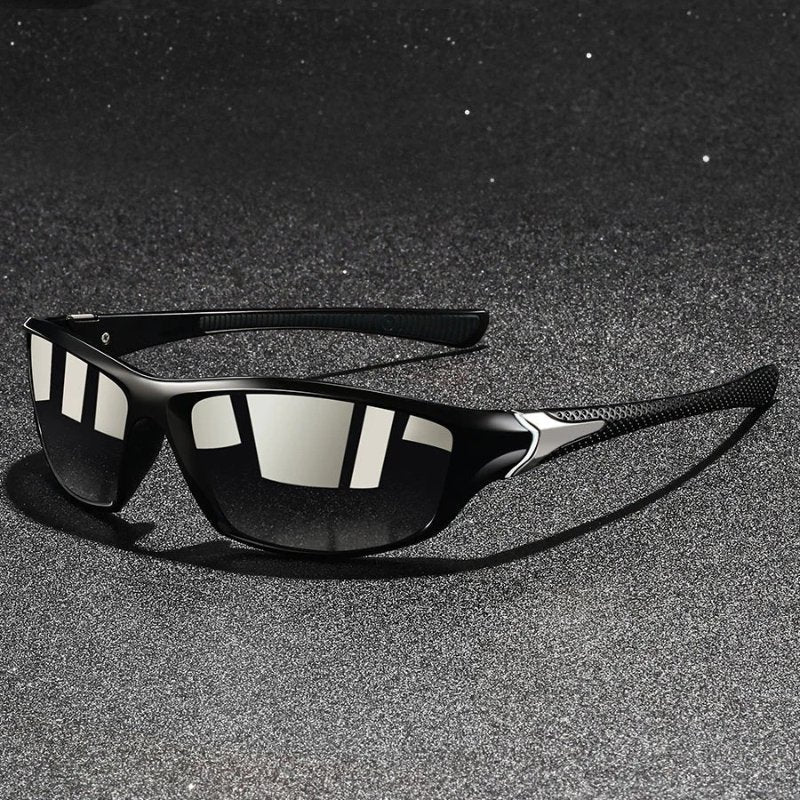 Men's Wraparound Polarized Sport Sunglasses for Enhanced Vision