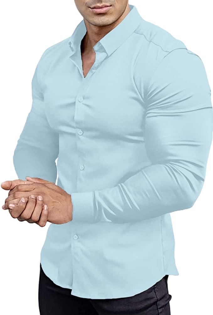 Men's Wrinkle-Free Slim Fit Shirt