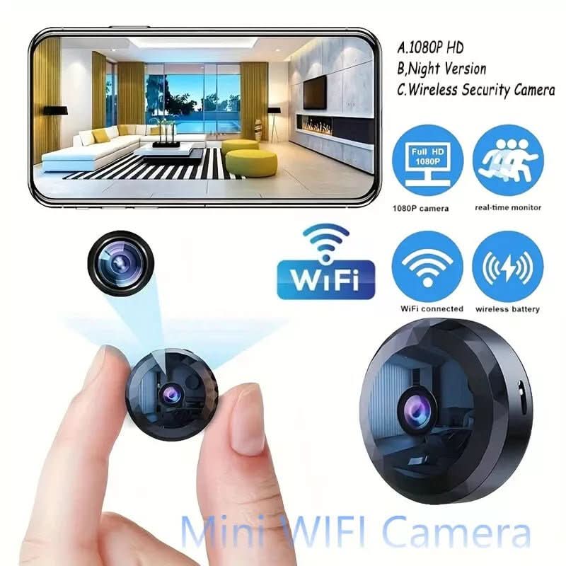 Mini Wi-Fi Camera for Discreet Surveillance