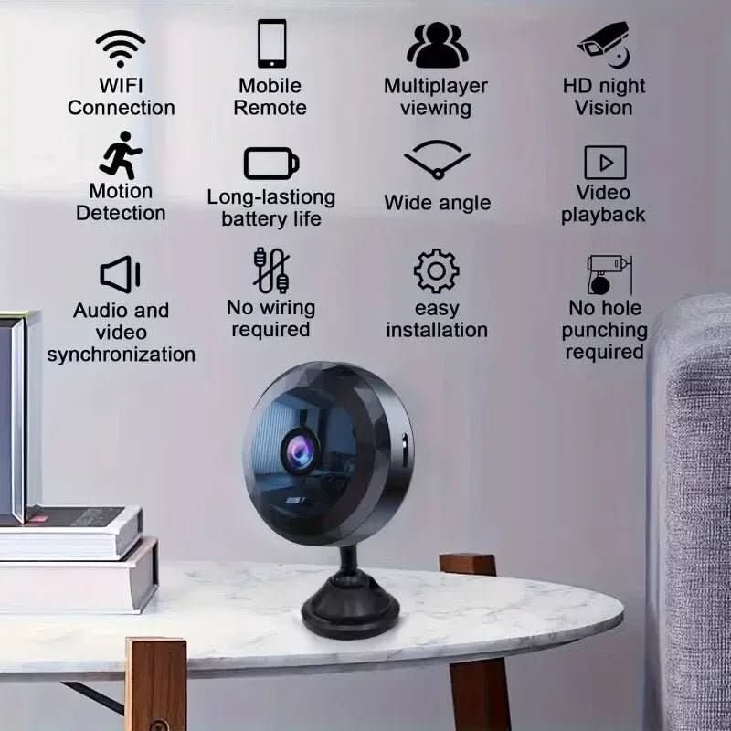 Mini Wi-Fi Camera for Discreet Surveillance
