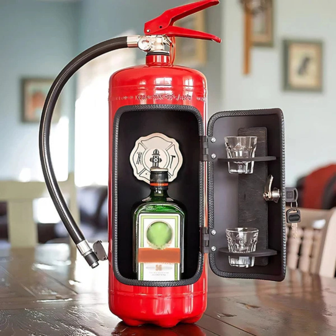 Minibar - Unique Fire Extinguisher Design Liquor Cabinet