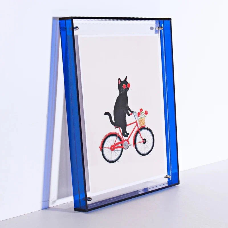 Modern Colorful Transparent Acrylic Photo Frame