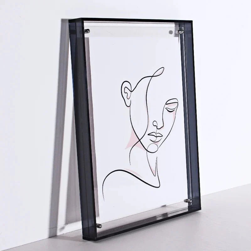 Modern Colorful Transparent Acrylic Photo Frame