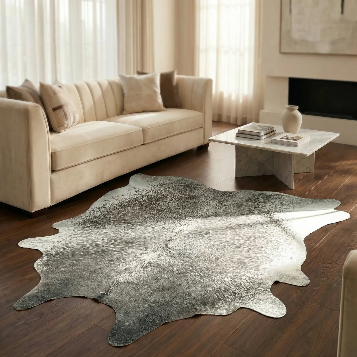 Modern Faux Fur Area Rug