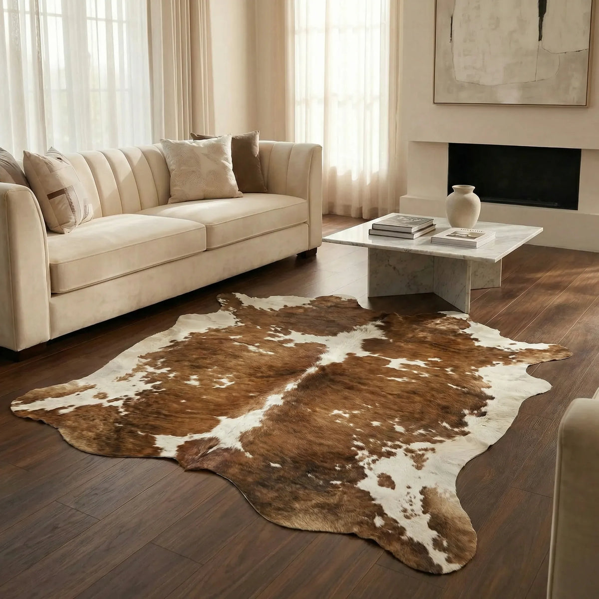 Modern Faux Fur Area Rug