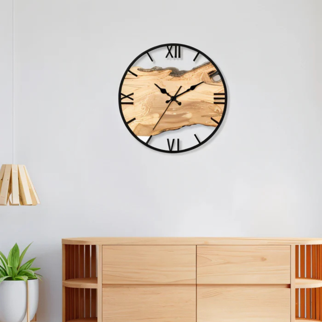 Modern Minimalist Wall Clock Hoopie