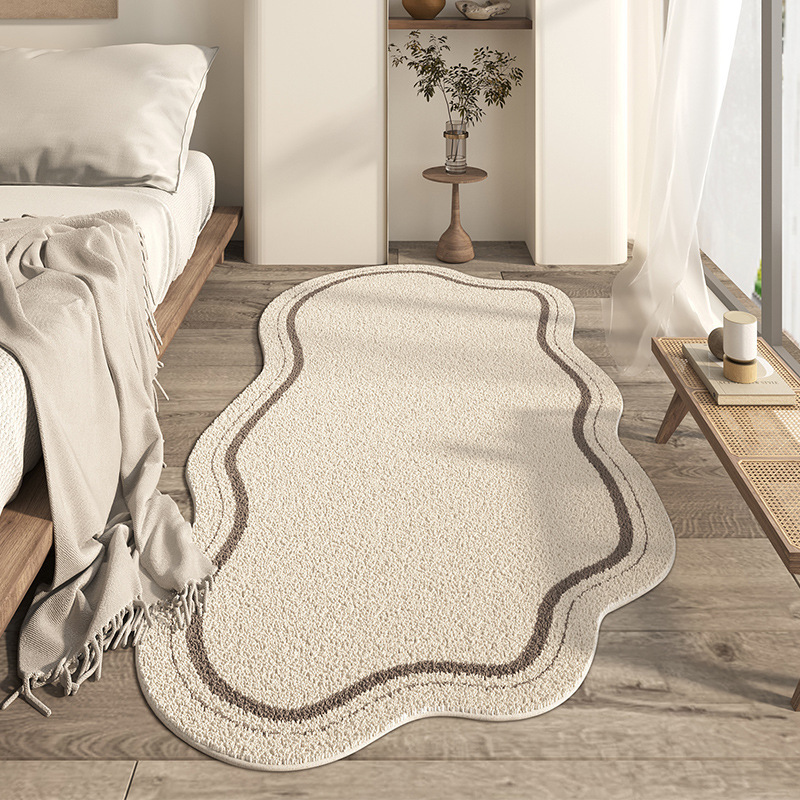 Monochrome Wave Rug