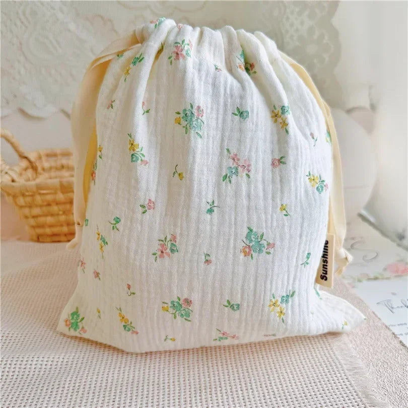 Natural Cotton Storage Bags for Moms