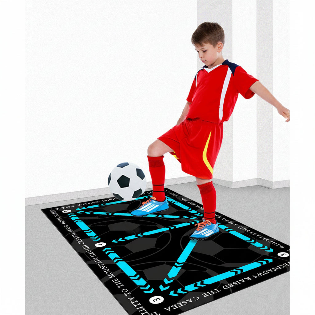 Non-Slip Football Training Mat for Home Ball Control