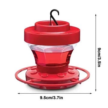 Outdoor Hanging Bee-Proof Hummingbird Feeder with Perch