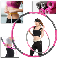 Padded Adjustable Foam Fitness Hula Hoop