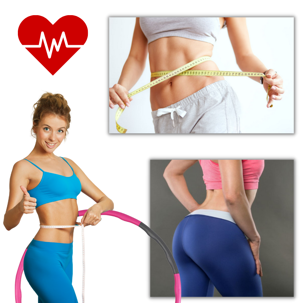 Padded Adjustable Foam Fitness Hula Hoop