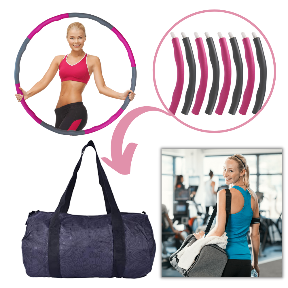 Padded Adjustable Foam Fitness Hula Hoop