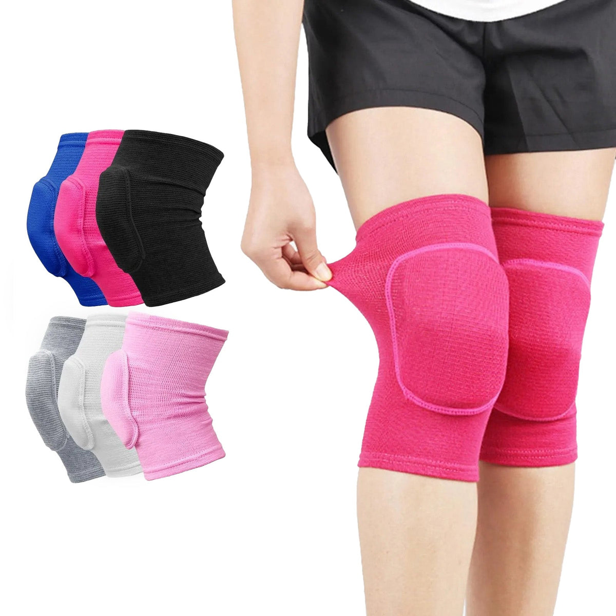 Padded Knee Pads for Workouts, Yoga & Chores