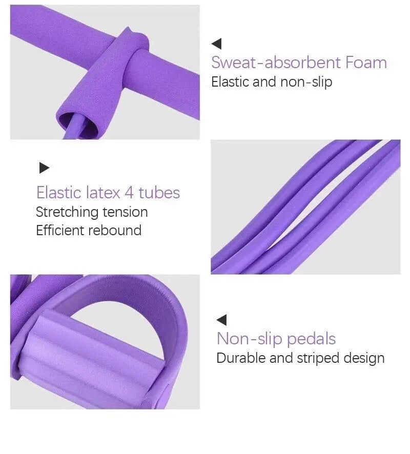 Pedal Fitness Band with Ankle Pull – Full Body Training
