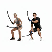 Portable Cordless Battle Ropes for Home and Travel Fitness