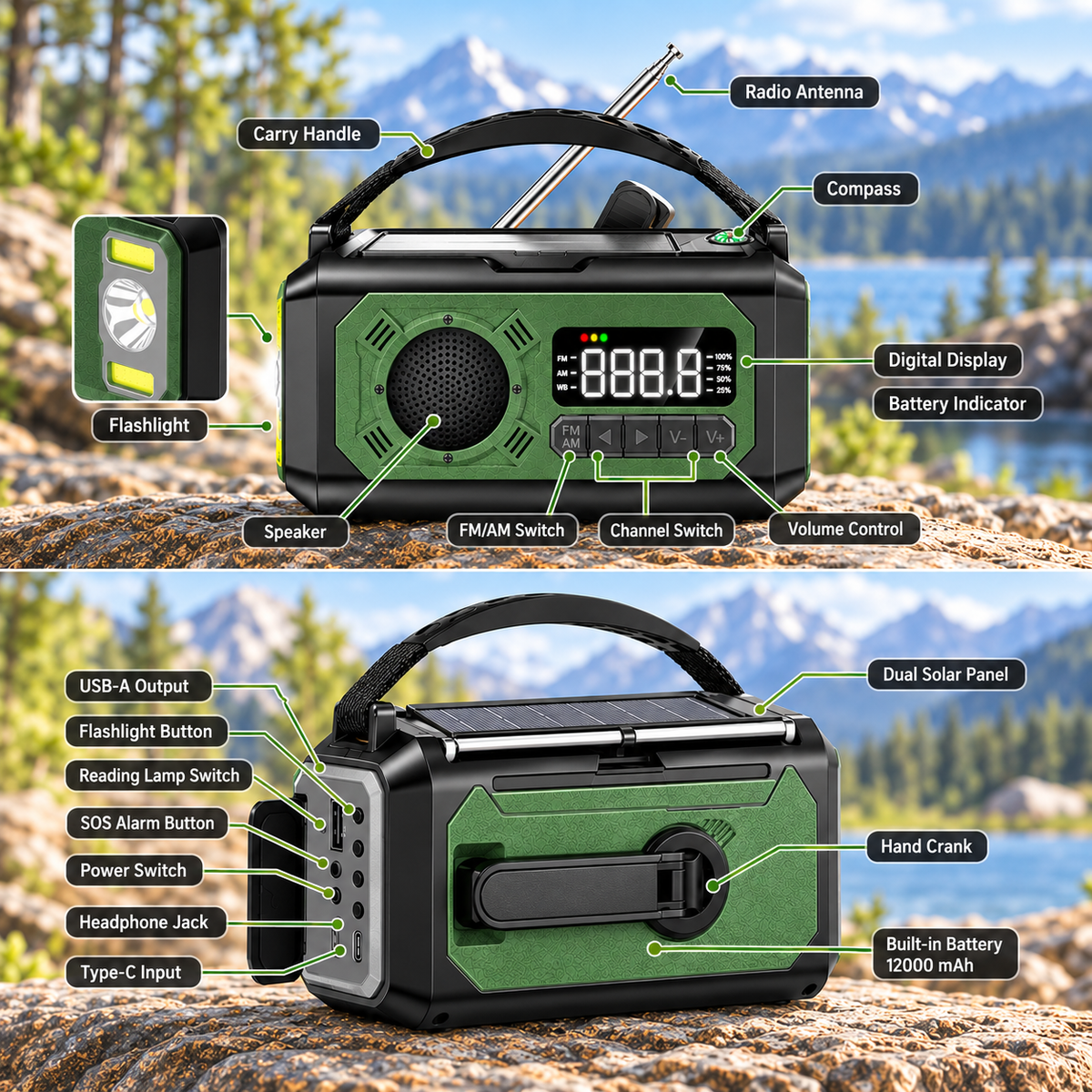 Portable Emergency Radio