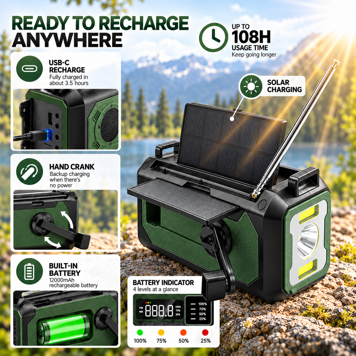Portable Emergency Radio
