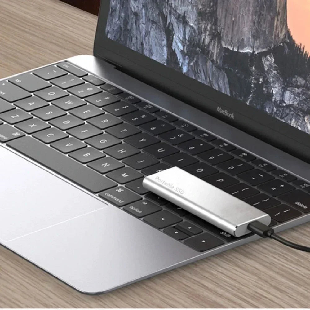 Portable External Hard Drive - Fast USB-C Storage