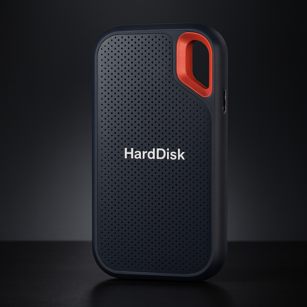 Portable External SSD with USB 3.2 and USB-C, Up to 256TB