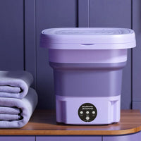 Portable & Foldable Washing Machine with Spin Dryer Function