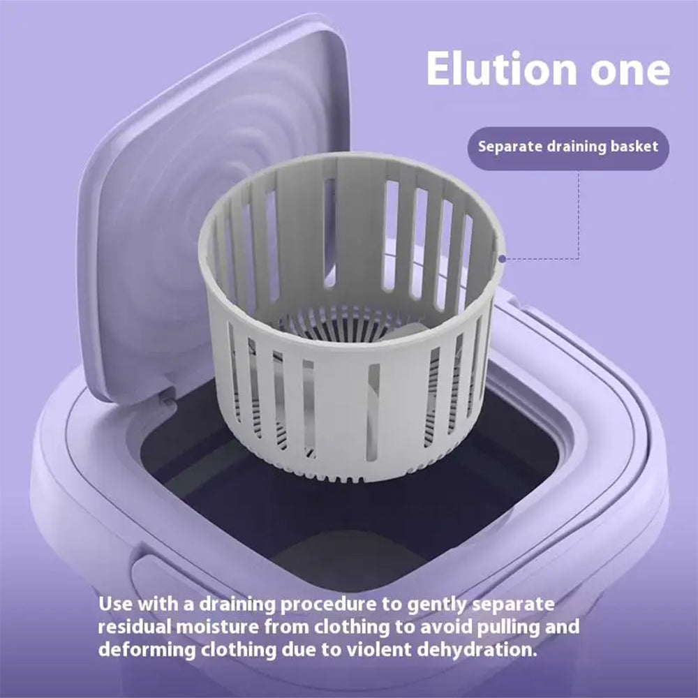 Portable & Foldable Washing Machine with Spin Dryer Function