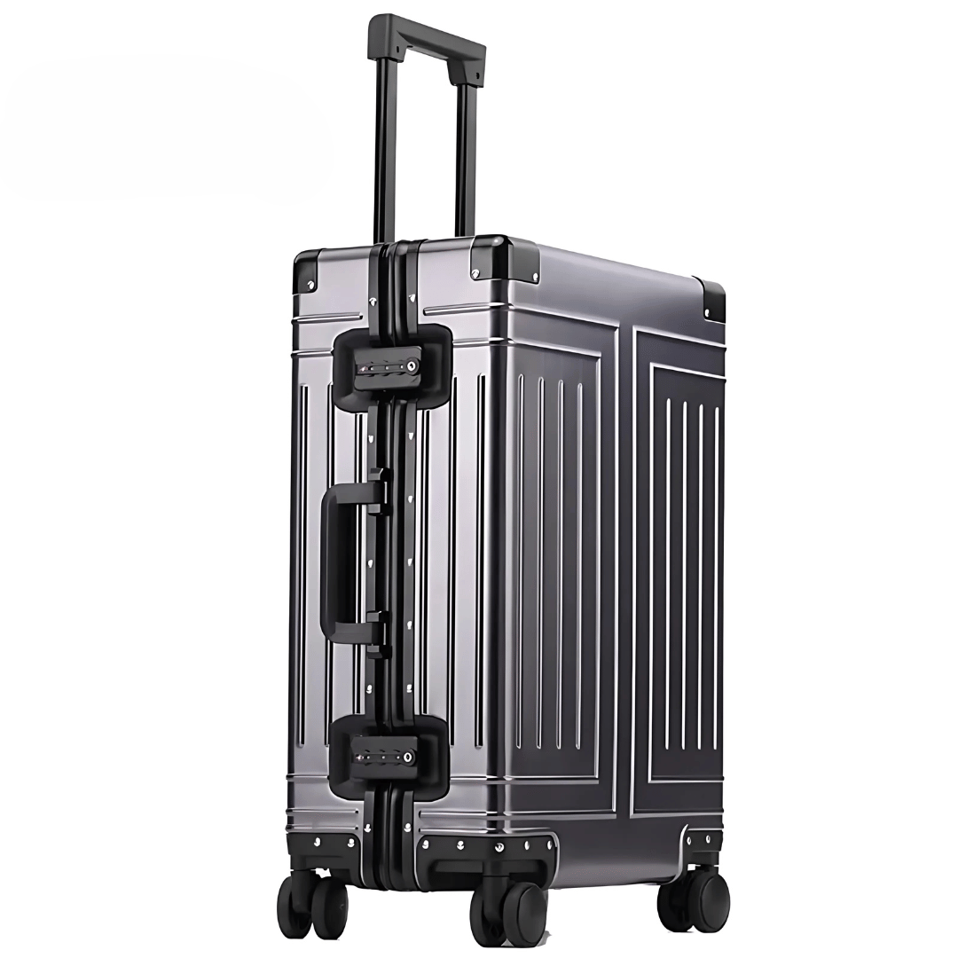 Premium Aluminum Suitcase – Luxury Travel Luggage with TSA Locks