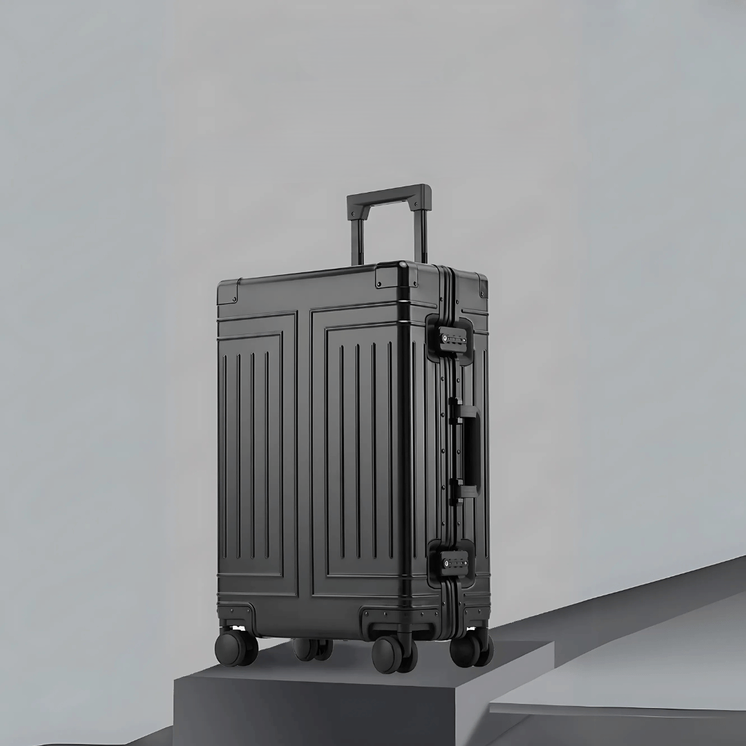 Premium Aluminum Suitcase – Luxury Travel Luggage with TSA Locks