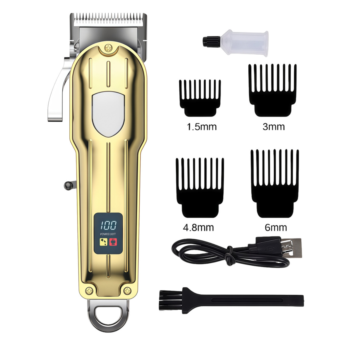 Professional Digital LCD Hair Clipper and Shaver