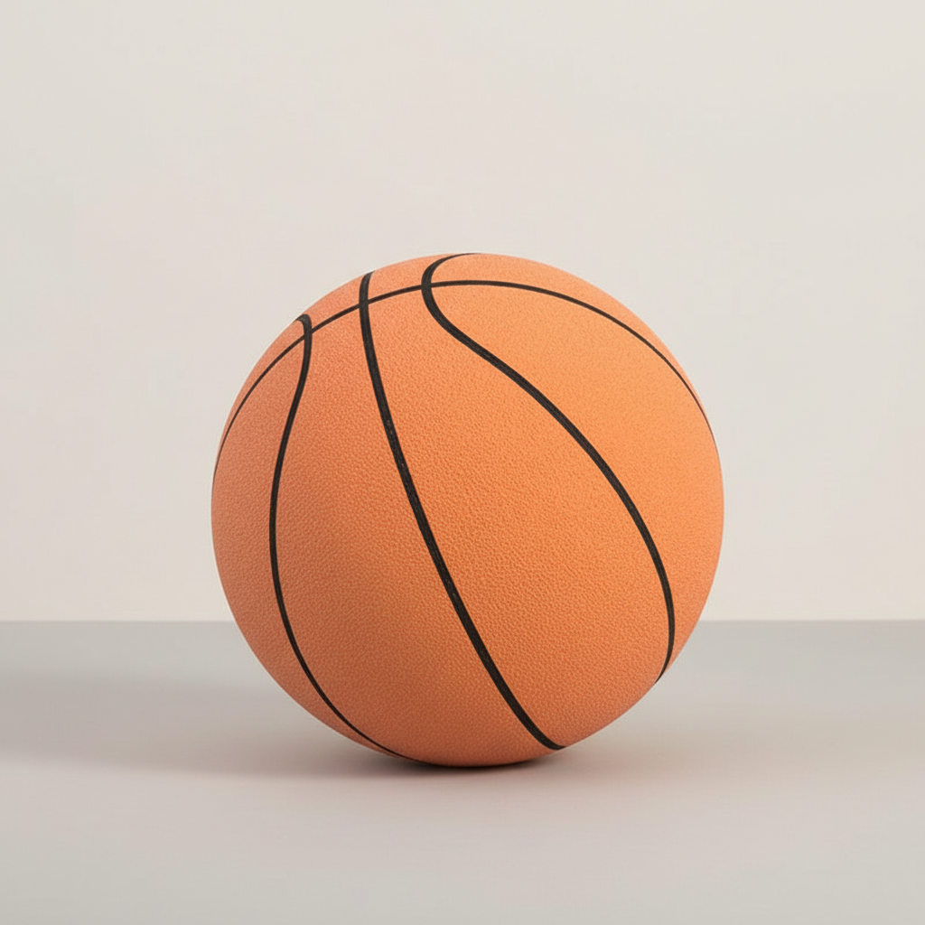Professional Silent Basketball with Noiseless Foam Technology - High-Density Indoor Training Ball with Optimal Bounce, Safe and Neighbor-Friendly