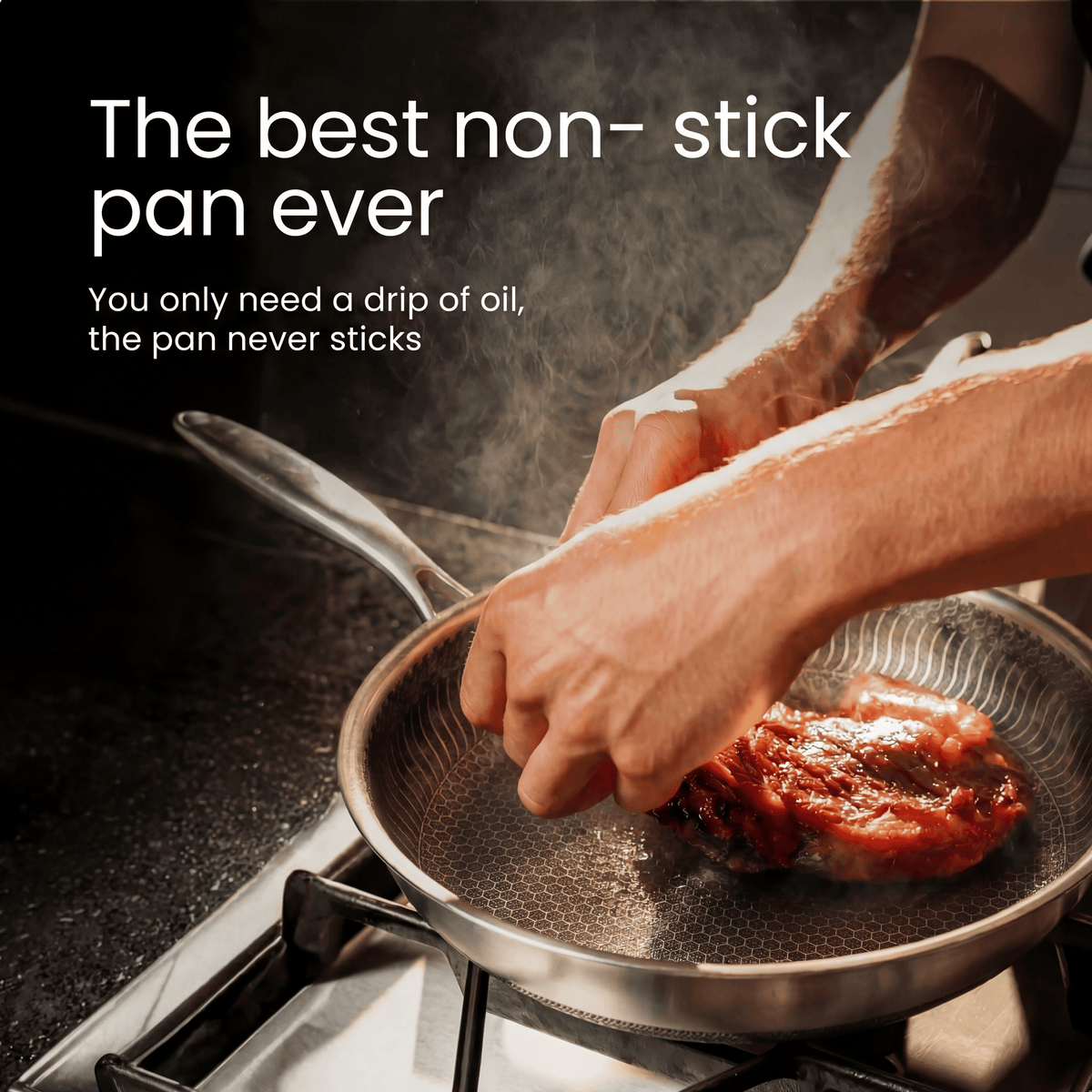 Pure Titanium Non-Stick Frying Pan