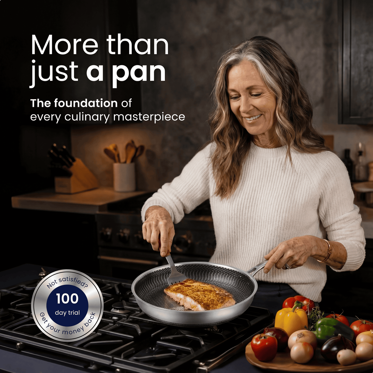 Pure Titanium Non-Stick Frying Pan
