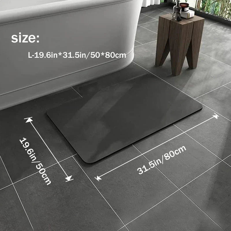 Quick-Drying Non-Slip Diatomite Bath Mat