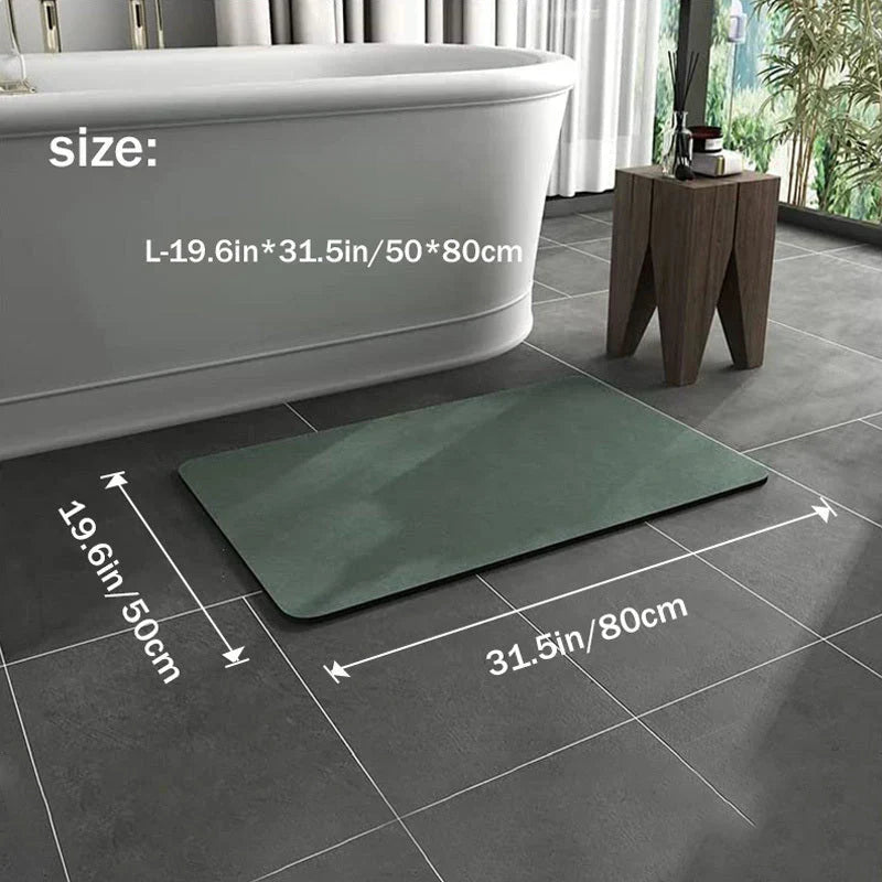 Quick-Drying Non-Slip Diatomite Bath Mat