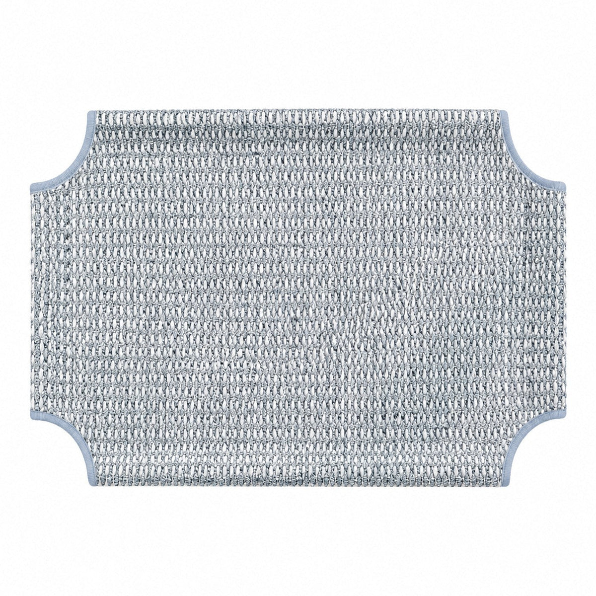 Raised Wooden Pet Bed with Breathable Woven Cover