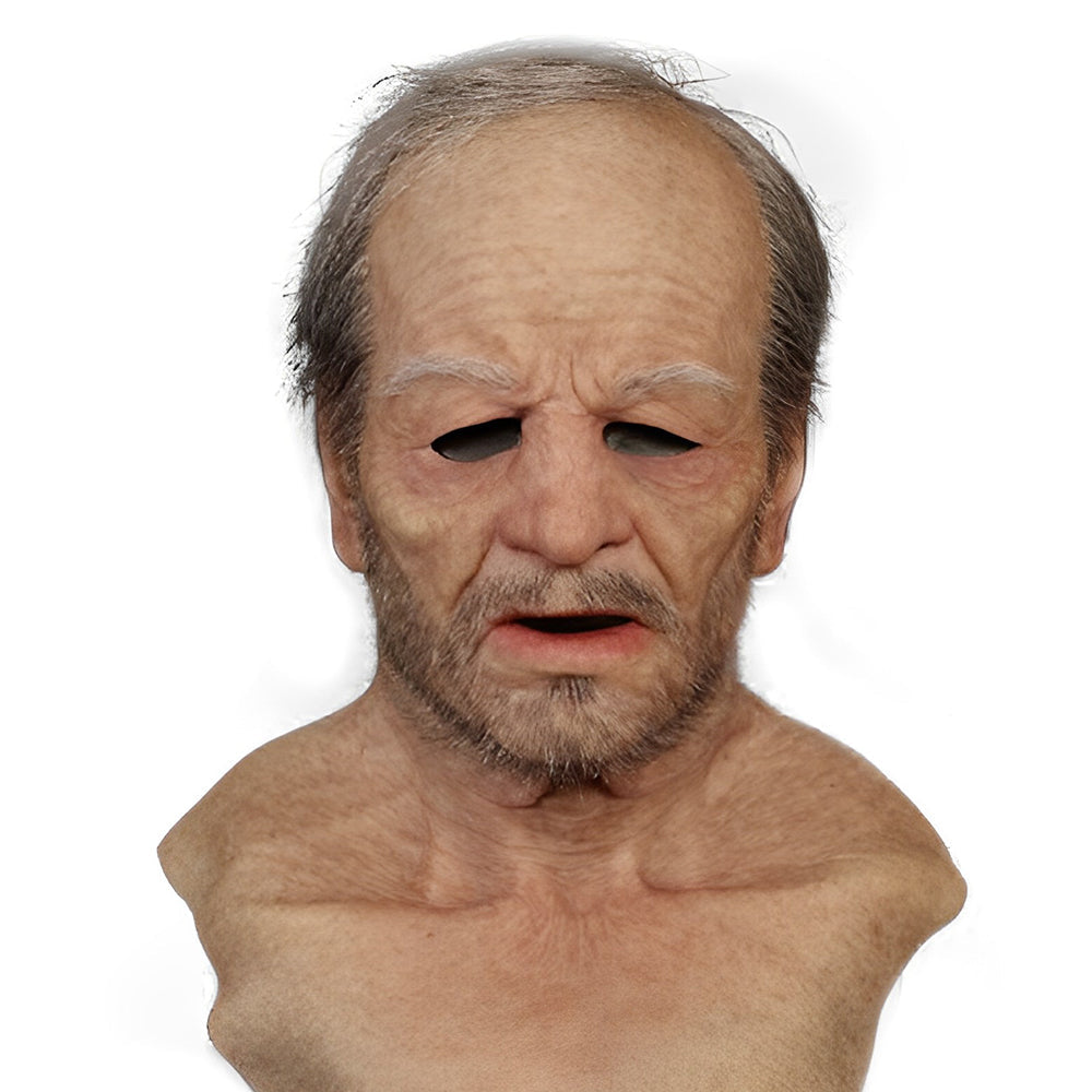 Realistic Full Head Face Mask Costume - Multiple Styles