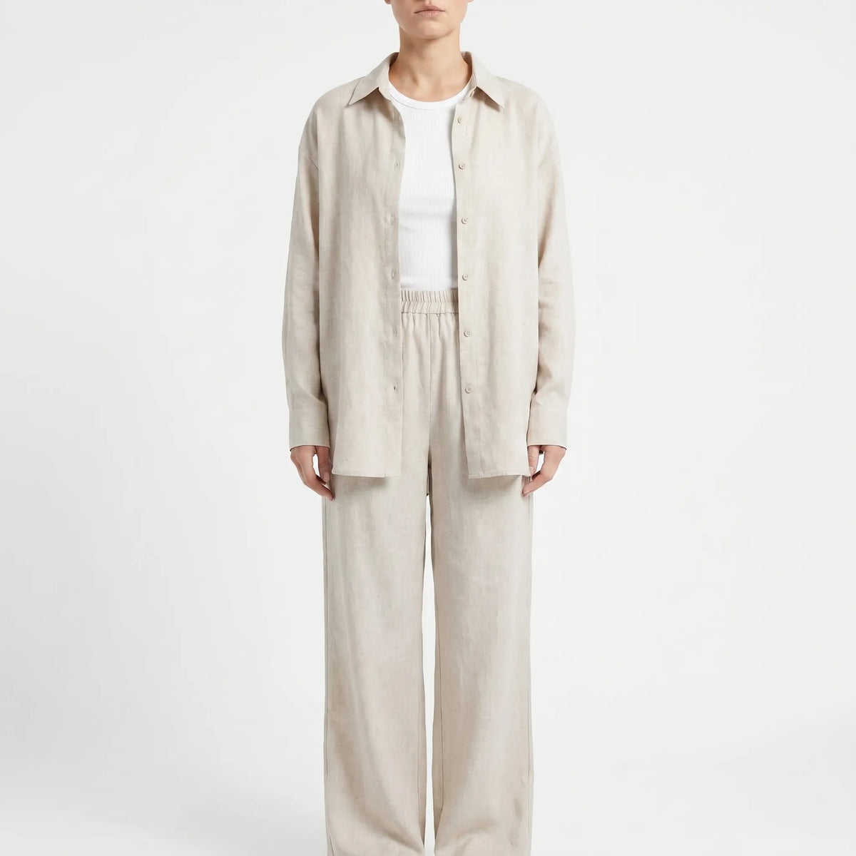 Relaxed Fit Two-Piece Pant Set