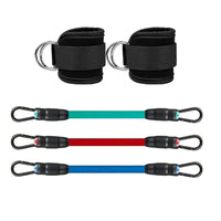 Resistance Bands for Legs and Hips with Adjustable Ankle Straps