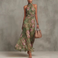 Resort-Style Waist-Cinching Dress