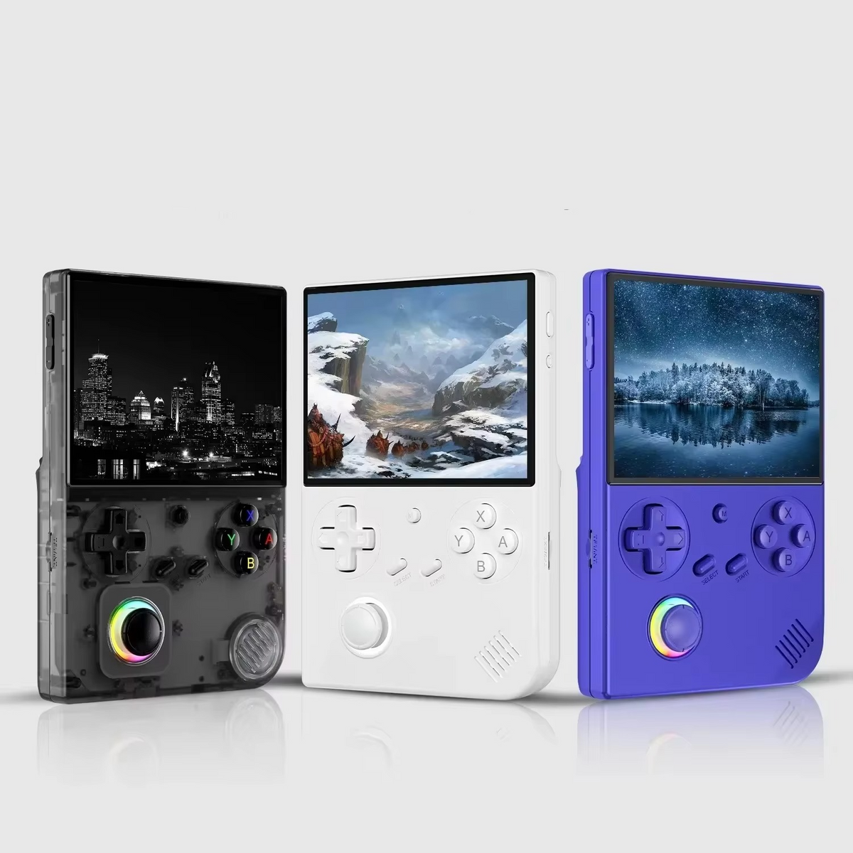 Retro Handheld Gaming Console with 4-Inch IPS Screen and Wi-Fi