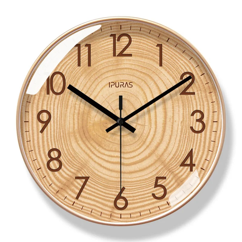 Retro-Style Wall Clock with Minimalist Design