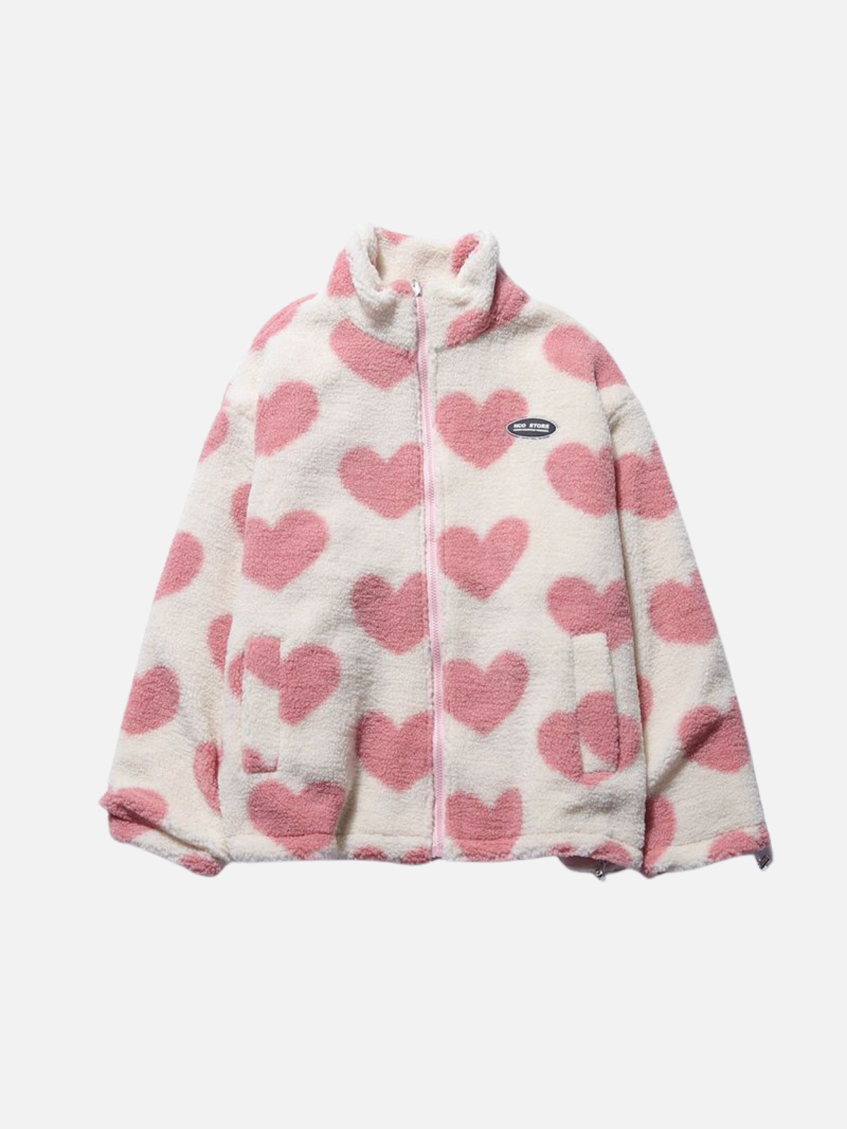 Reversible Heart-Print Jacket