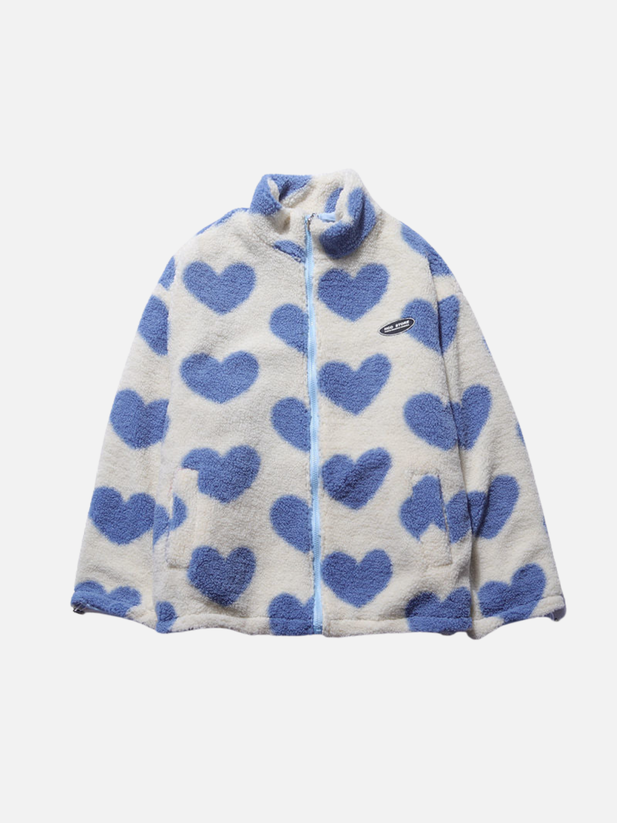 Reversible Heart-Print Jacket