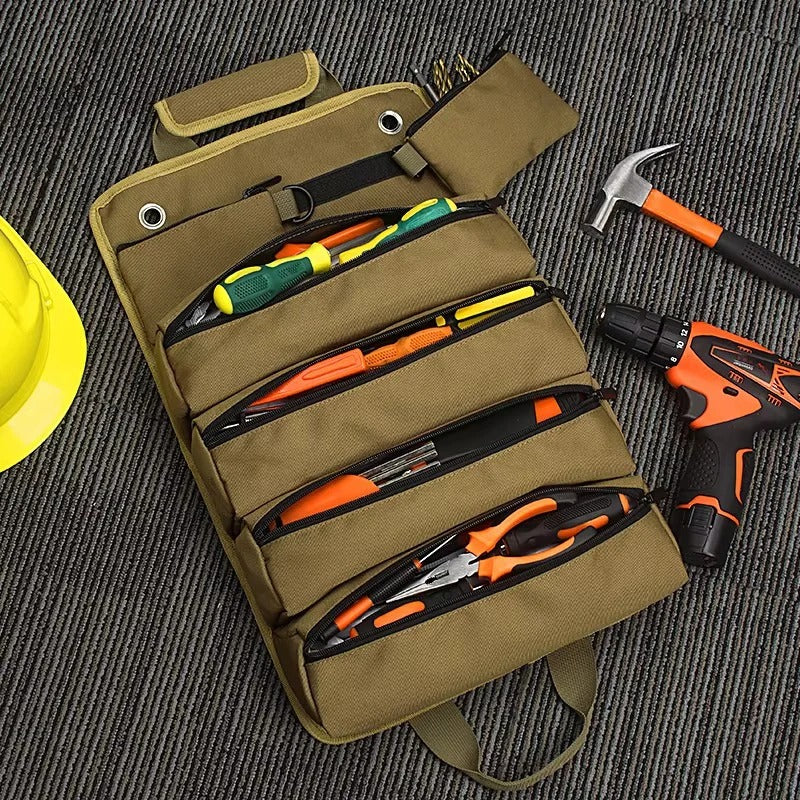 Roll-Up Tool Organizer – Quick Access and Organized Storage