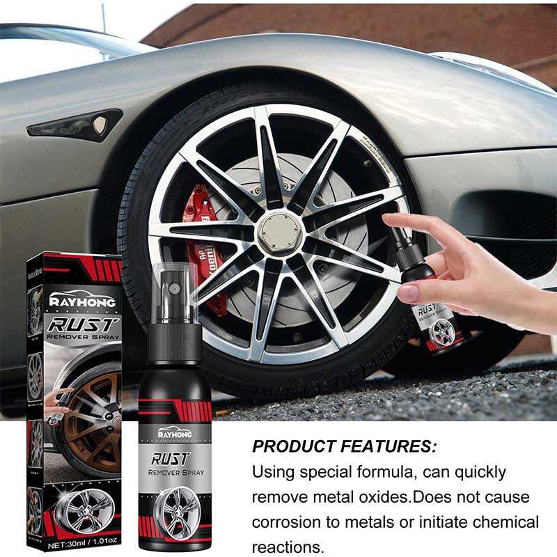 Rust Remover Spray with Fast-Acting Formula and Protective Anti-Corrosion Coating