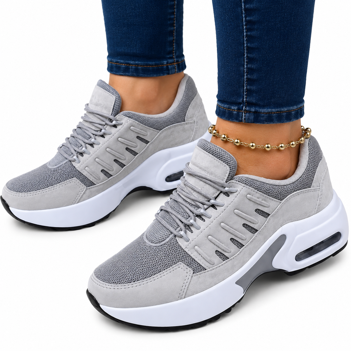 Segmented Orthopedic Sneakers with Arch Support